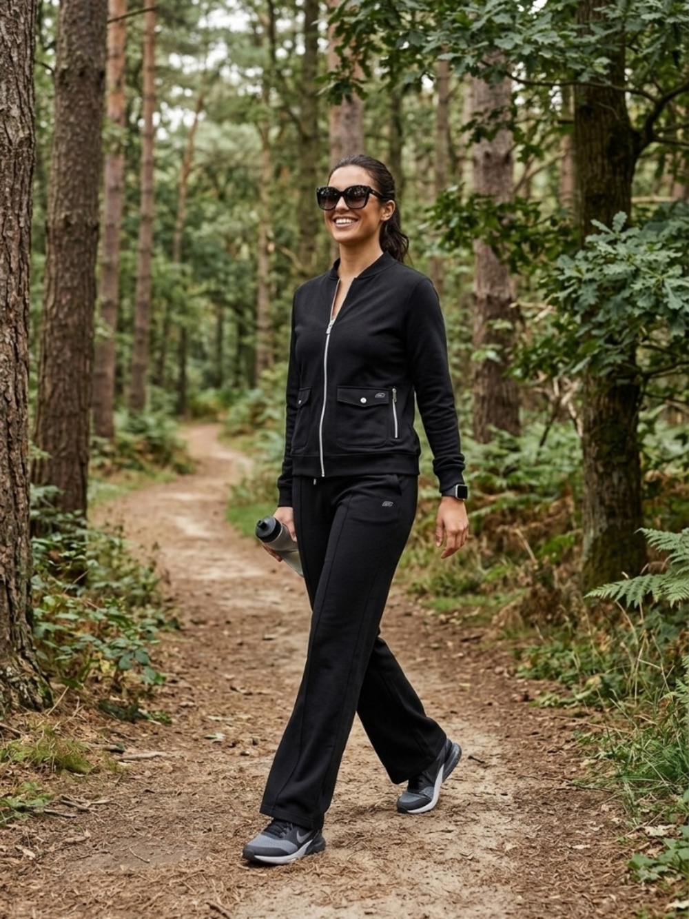 Lauren Ralph Lauren Black 2-Piece Track Suit Size L